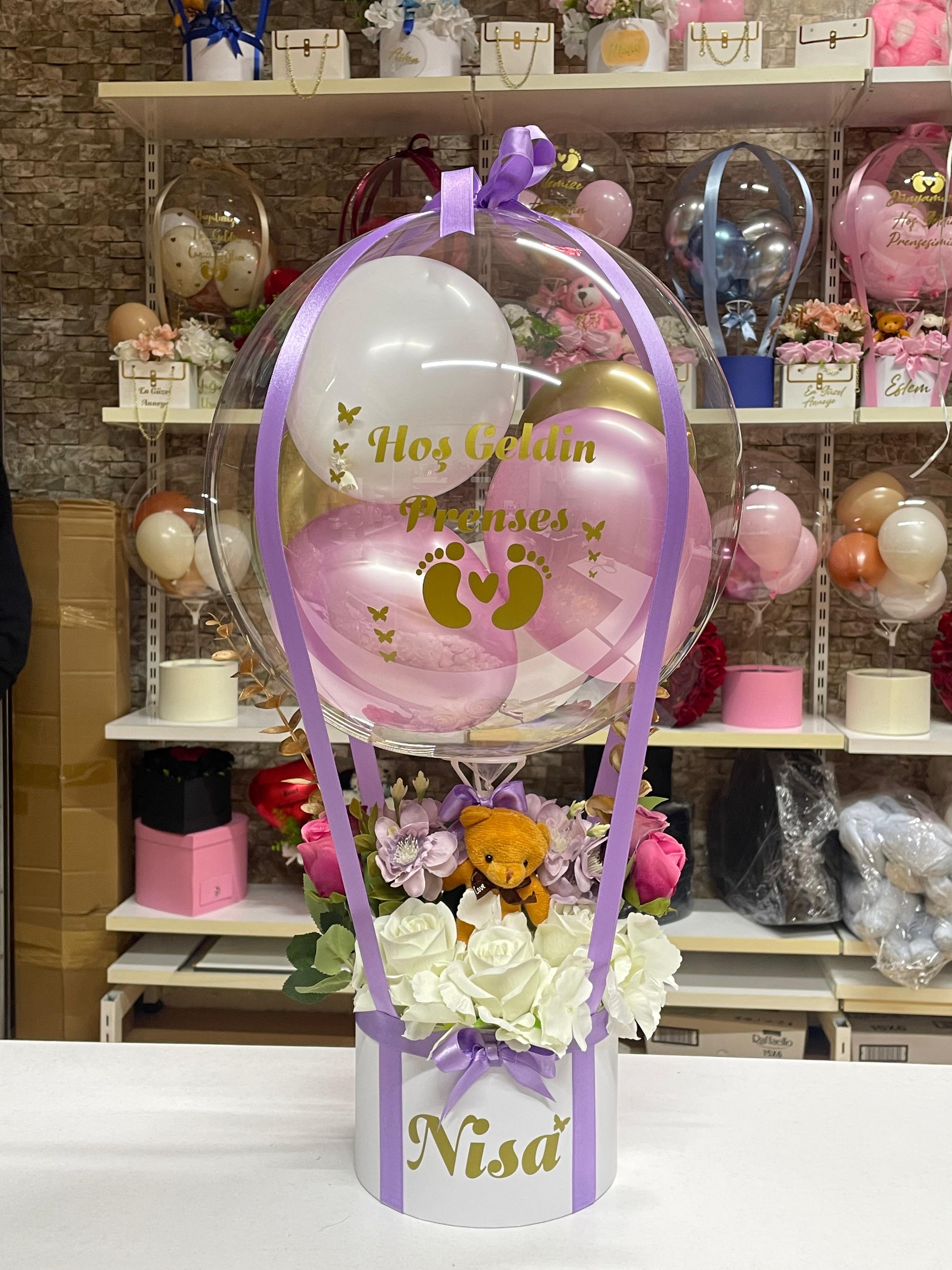 Lila Bahçesi Balon Aranjmanı
