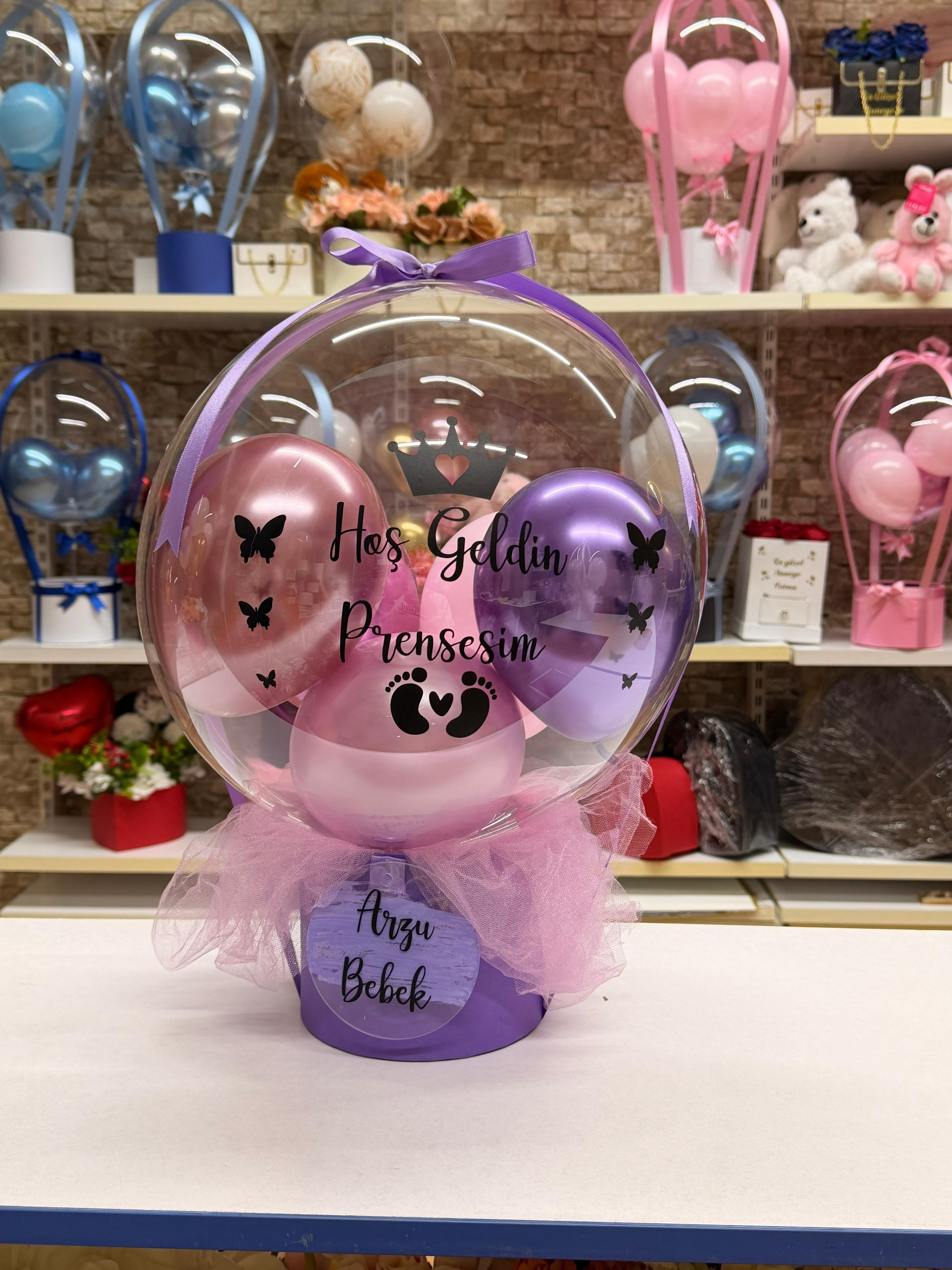 Yeni Hayat Lila Renk – Premium Baby Welcome Gift
