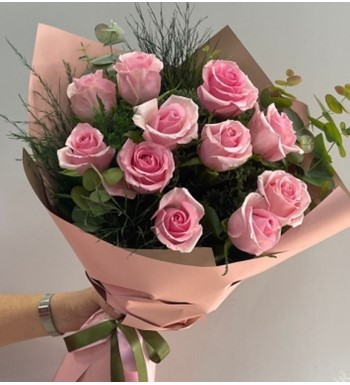 Pembe Gül Buketi - Adedini Seç